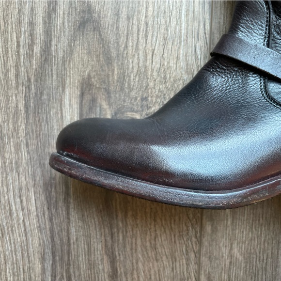 Frye Shirley Over the Knee Brown Leather Riding Boots | 6 - Picture 3 of 16